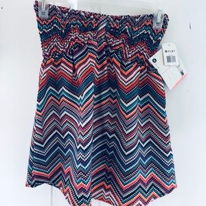 🔥ROXY ladies strapless top NWT🔥
